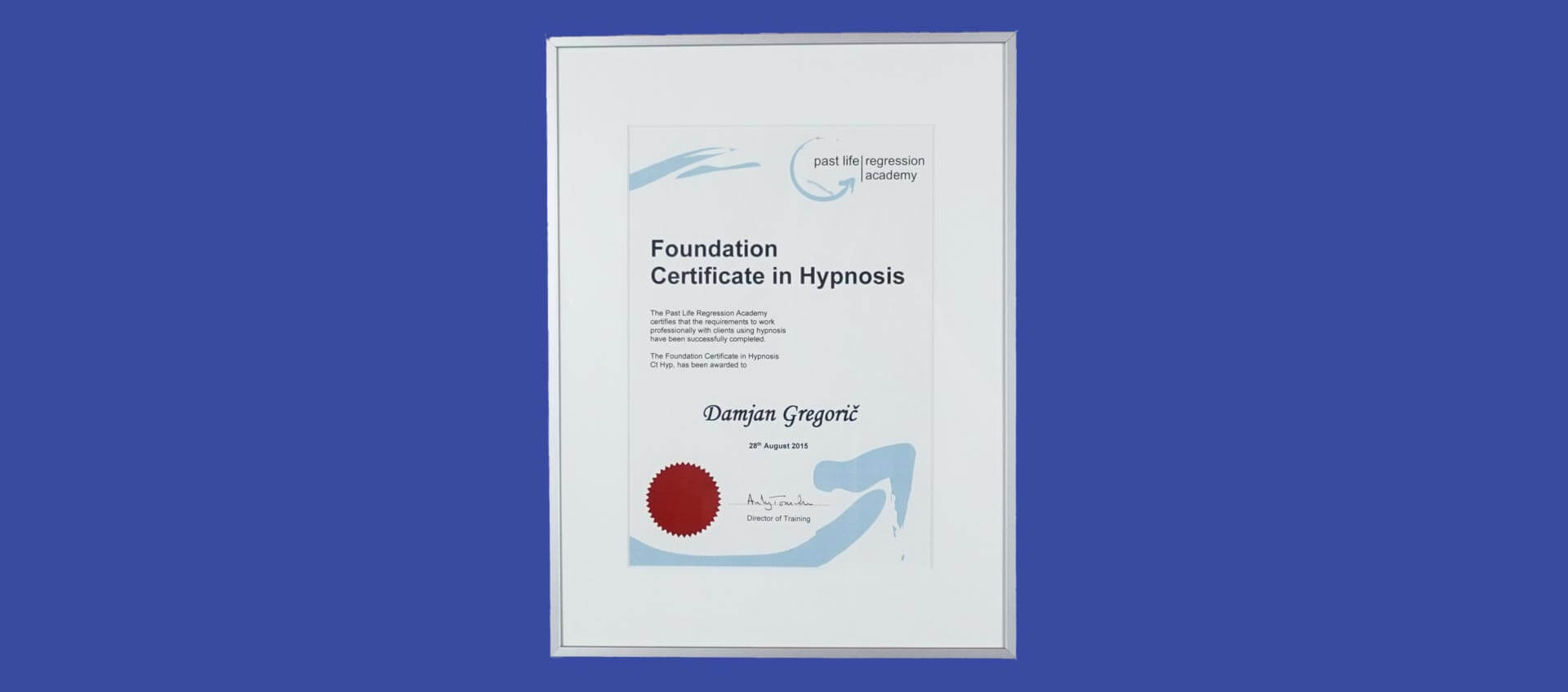 Certifikat Hipnoze