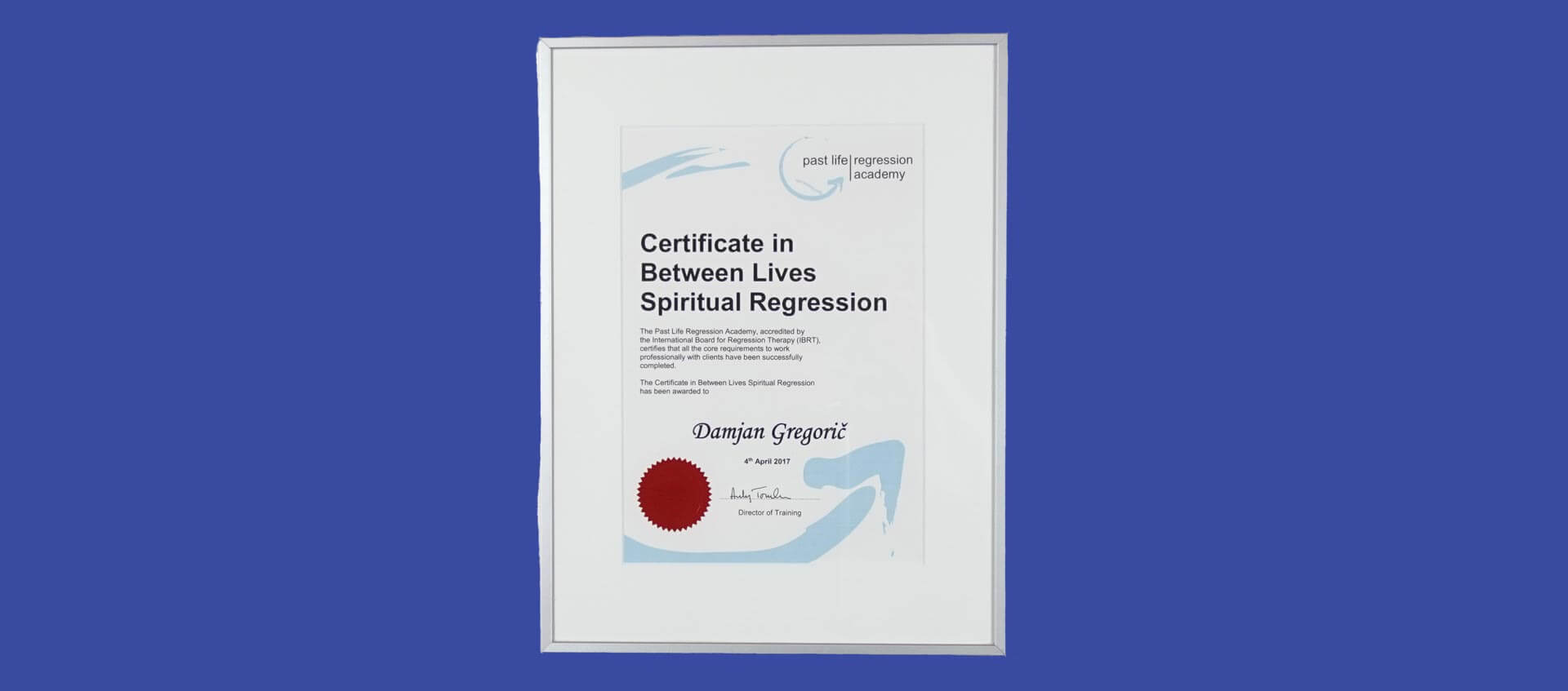 Certifikat regresije v življenje med življenji